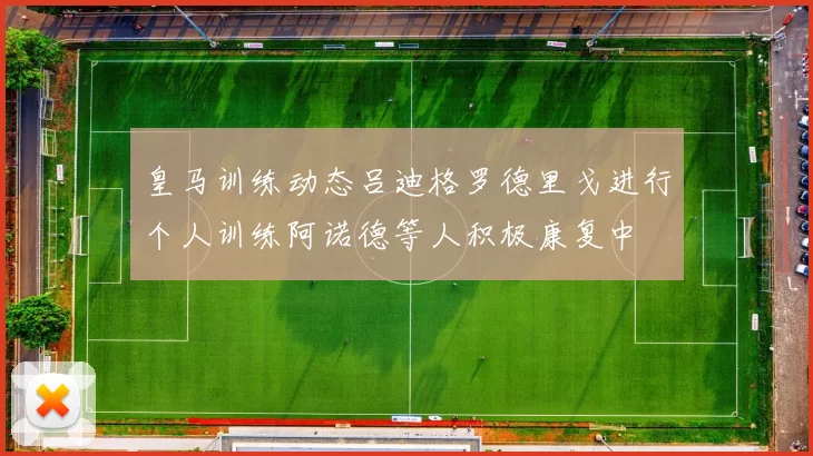 皇马训练动态吕迪格罗德里戈进行个人训练阿诺德等人积极康复中